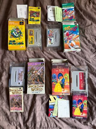 12 Juegos Super Famicom Nintendo