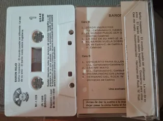 Lote 4 Cassettes Baron Rojo