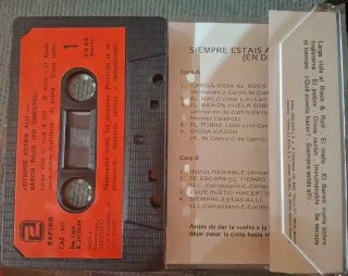 Lote 4 Cassettes Baron Rojo