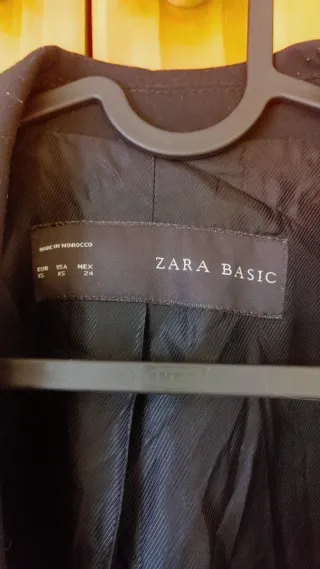 Americana Zara Negra Talla XS