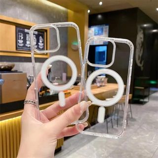 Funda iphone 14 Pro transparente con Magsafe