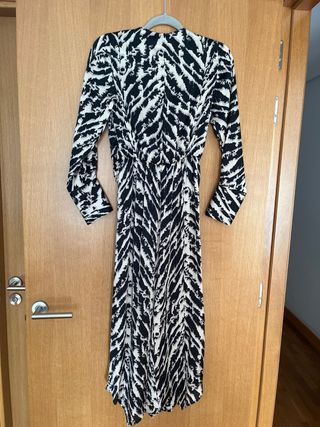 Vestido Zara Estampado Cebra