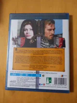 pelicula Blu-ray nueva Charlton Heston Sophia Lore