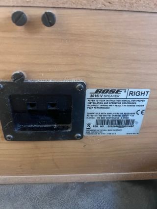 Conjunto Altavoces Bose Negro/Madera