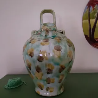 Botijo Retro Cerámica Pintada