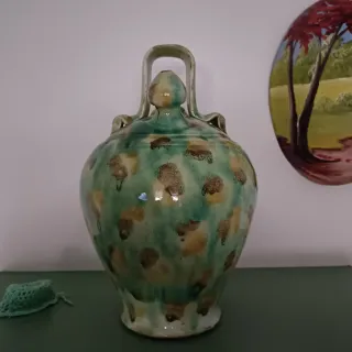 Botijo Retro Cerámica Pintada