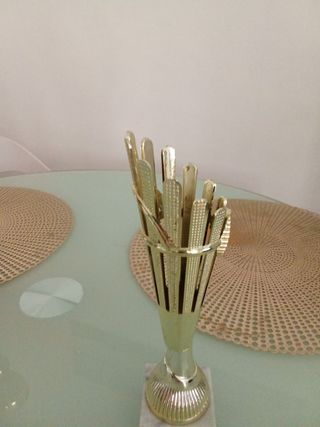 Coppa bambini oro con disegno