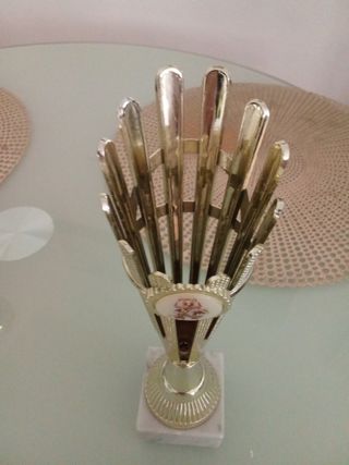 Coppa bambini oro con disegno