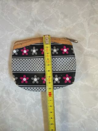 Monedero pequeño floral