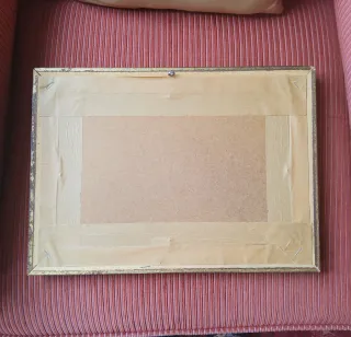 Cuadro con paspartú