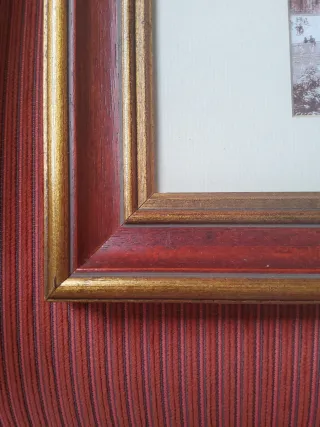 Cuadro con paspartú