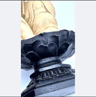 Coppia sculture A.Santini geishe musiciste