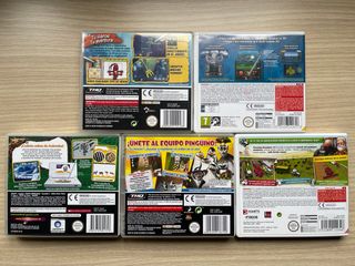 3 juegos Nintendo DS + 2 juegos Nintendo 3DS