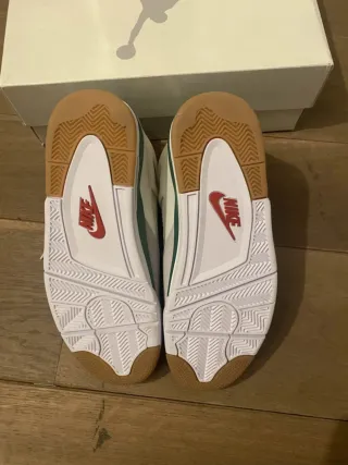 Jordan 4 Verde Blanco Talla 39 Nuevas