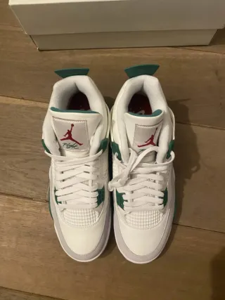 Jordan 4 Verde Blanco Talla 39 Nuevas