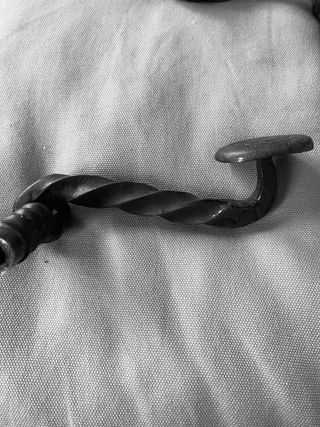 Manillas de puerta forja antiguas (hierro)