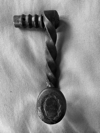 Manillas de puerta forja antiguas (hierro)