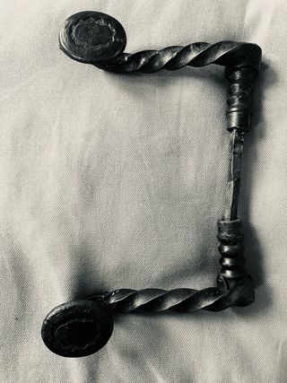 Manillas de puerta forja antiguas (hierro)