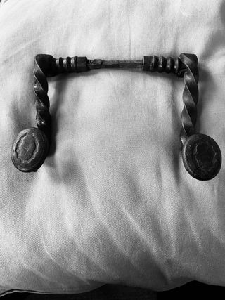 Manillas de puerta forja antiguas (hierro)