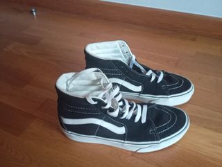 Vans negras plataforma