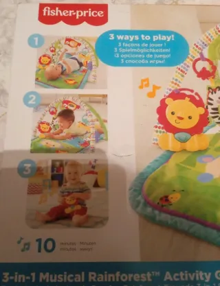 Gimnasio Musical Fisher Price Animales Selva