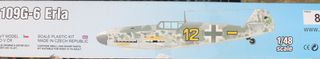 MESSERSCMITT 109 G-6 ERLA 1/48 EDUARD