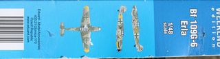 MESSERSCMITT 109 G-6 ERLA 1/48 EDUARD