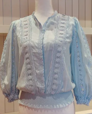 Blusa Charo Ruiz Luminia Azul