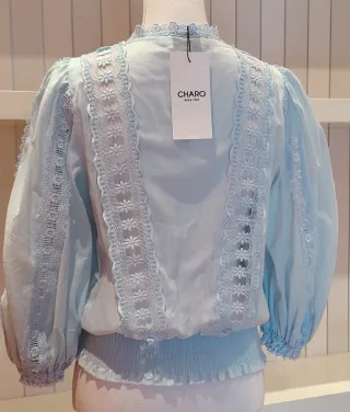 Blusa Charo Ruiz Luminia Azul