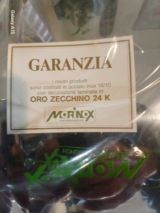 Servizio Posate Pesce Argento e Oro