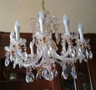 Lámpara de araña cristal precioso