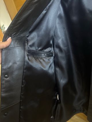 Chaqueta de Piel Retier Negra Talla M