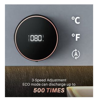 Tres Dispensadores Jabón Automático Negro/Dorado