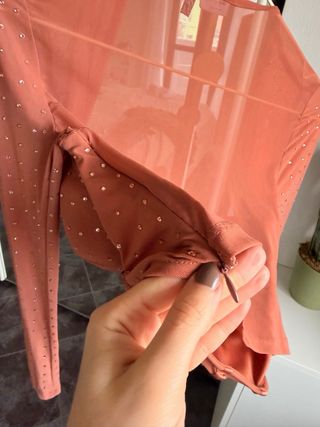 ASOS DESIGN Top corsetto con cristalli