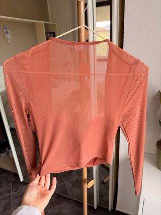 ASOS DESIGN Top corsetto con cristalli