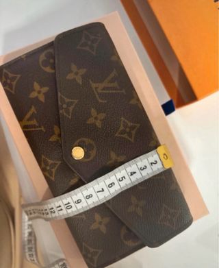 Cartera Louis Vuitton Marrón y Dorada