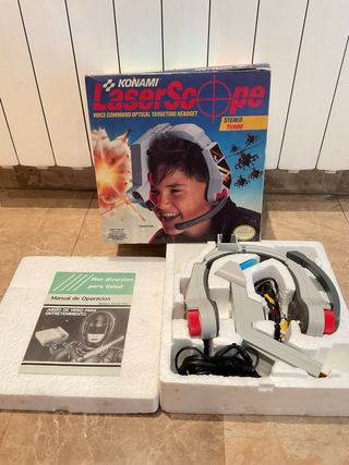Nintendo accesorio Konami Laser Scope Headset NES