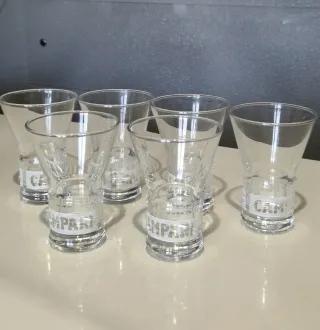 Set 6 Bicchieri Campari