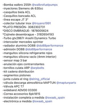 Motor Saab B204R reconstruido completo A ESTRENAR!