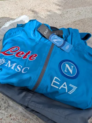 Chándal EA7 Napoli Talla S Azul/Gris