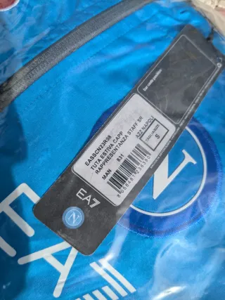 Chándal EA7 Napoli Talla S Azul/Gris