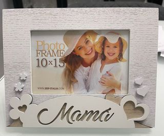 Marco de fotos madera 10x15 Mama