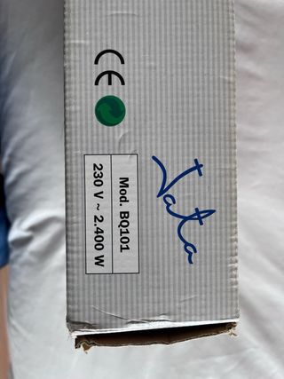 Barbacoa Eléctrica Vata Negra y Plateada