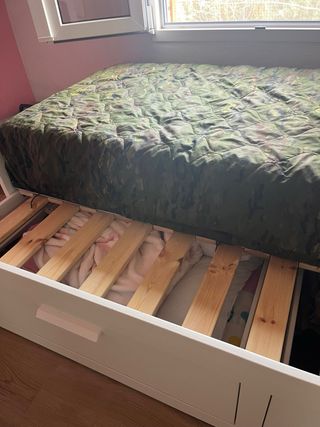 CAMA NIDO CON DOS CAJONES Y LOS DOS COLCHONES.