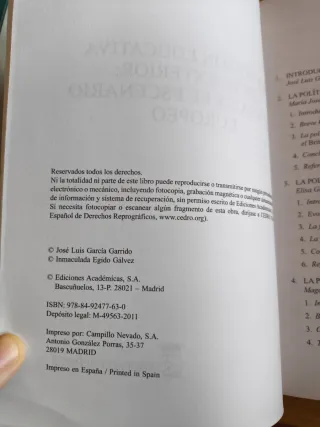 La acción educativa en el exterior.