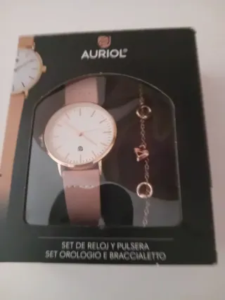 SET Reloj y Pulsera AURIOL Nuevo