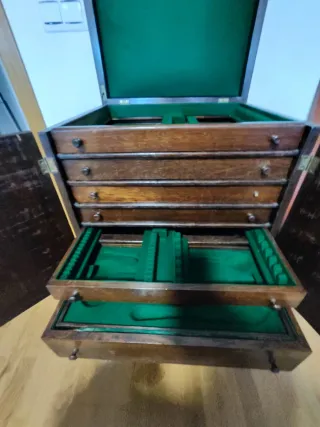 Baúl Cajonero Madera Mueble Vajilla