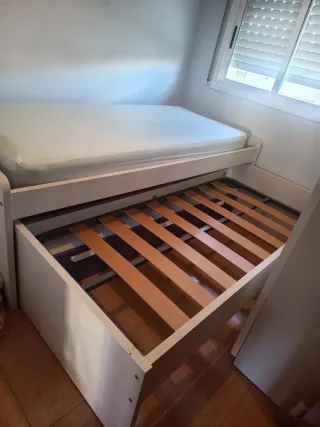 Cama compacta con 3 cajones y cama inferior