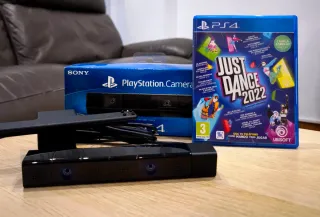 Cámara PlayStation 4 y Just Dance 2022