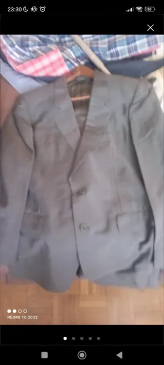 Traje Yves Saint Laurent Gris